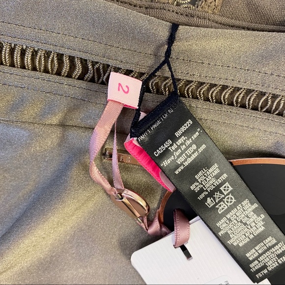 Ted Baker London Pointelle Deep V Swimsuit - Picture 8 of 8